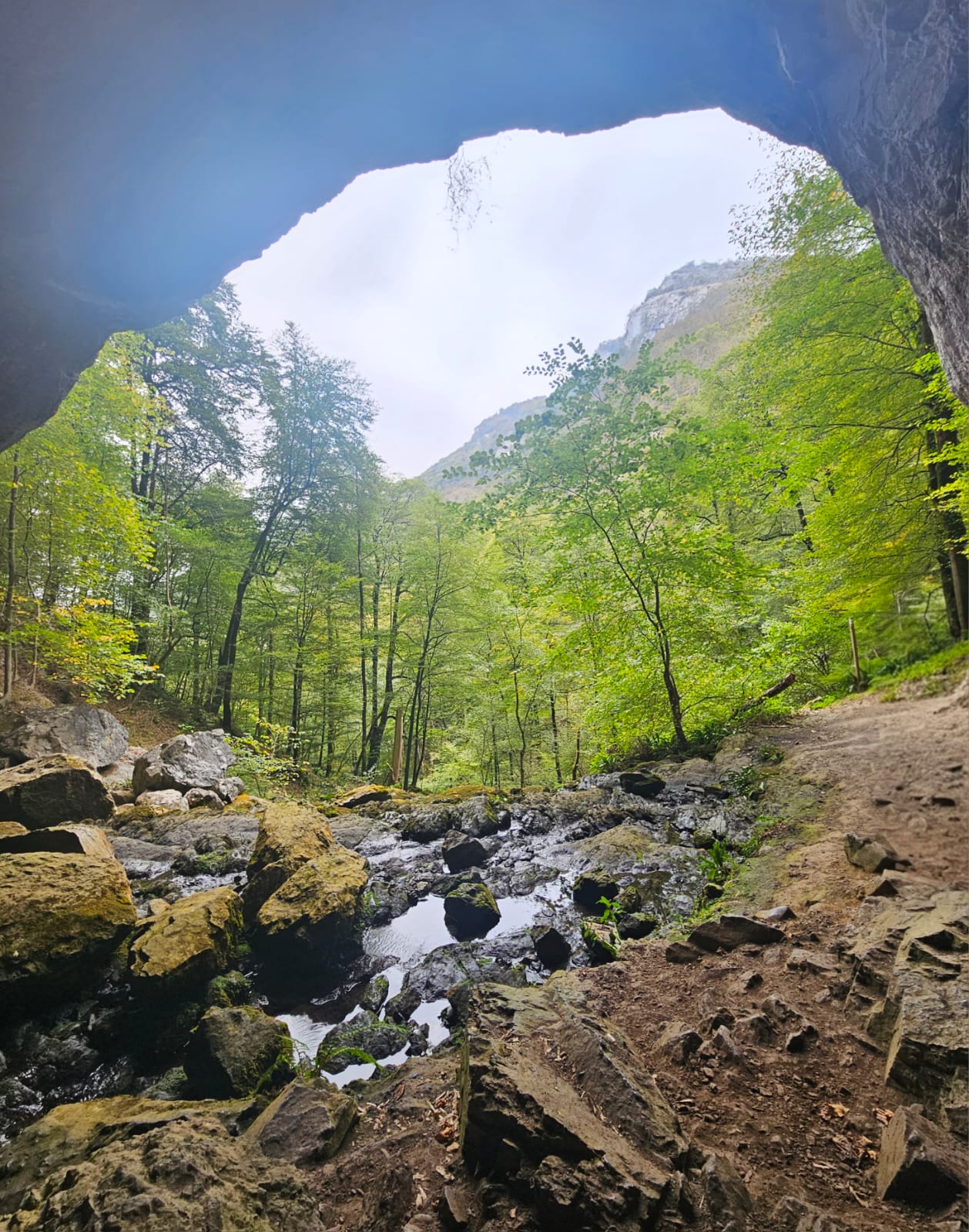 Col de Napale et source de la Bidouze depuis Saint-Just-Ibarre